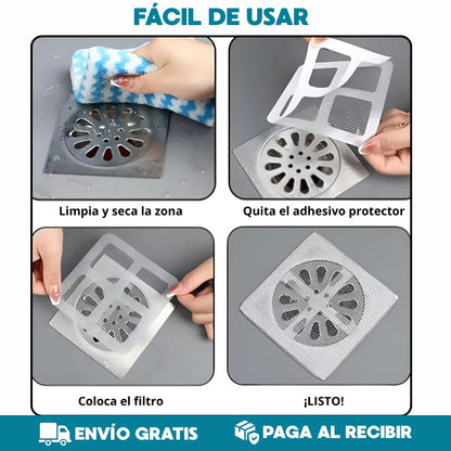 Set de Mallas Desechables para Drenaje💧