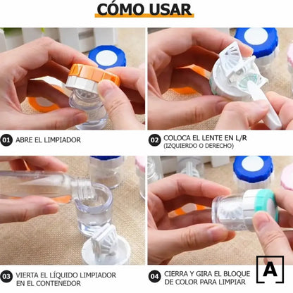 Limpiador de Lentes de Contacto