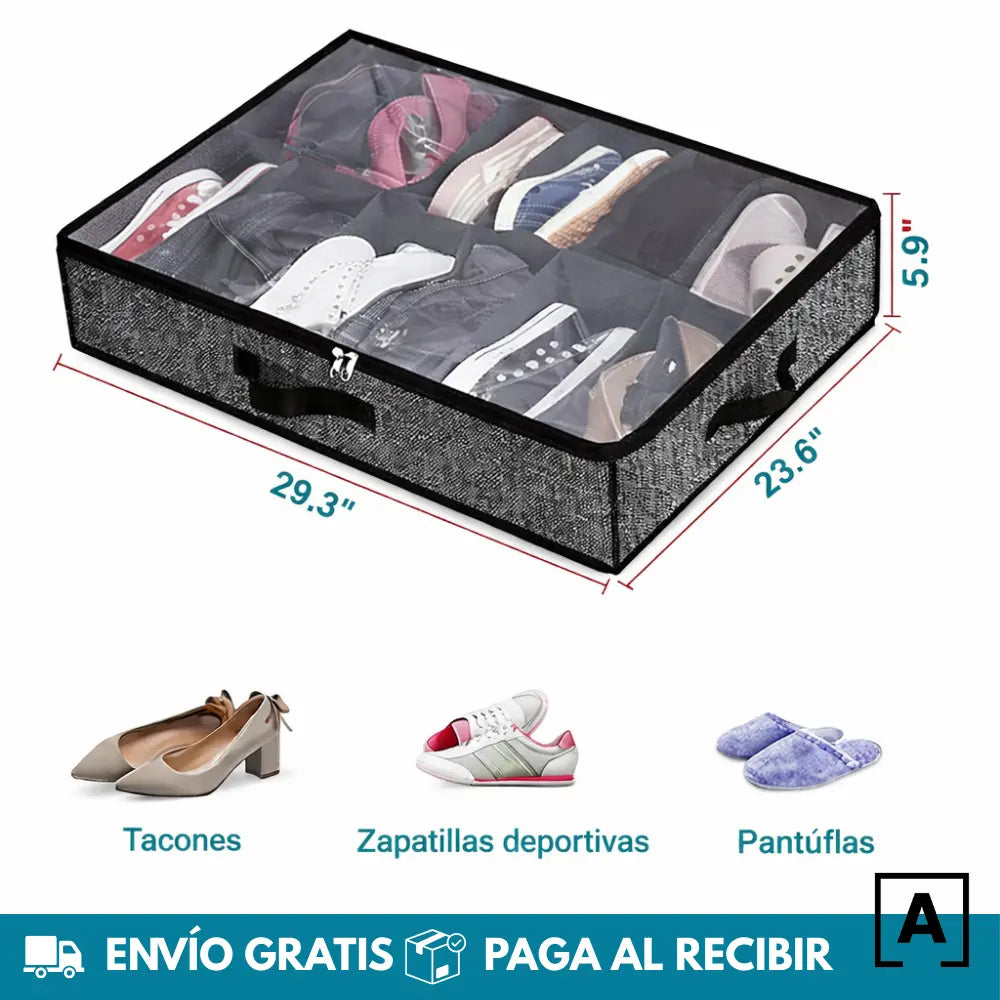 OrdenPro® Zapatera bajo Cama